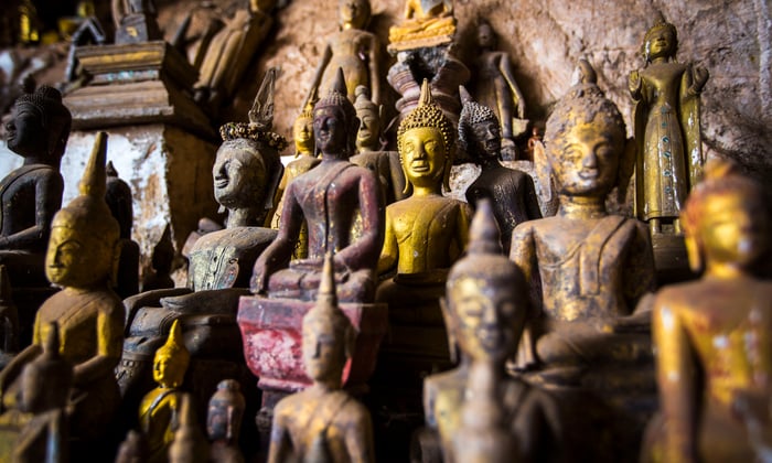 Pak Ou caves, Laos