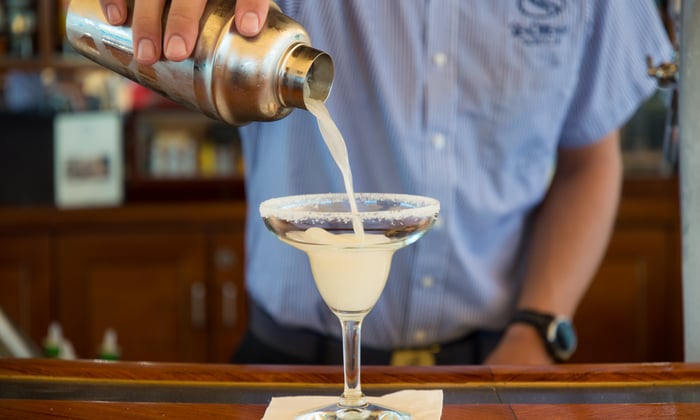 SeaDream Yacht Club - Cocktails at the Top of the Yacht bar