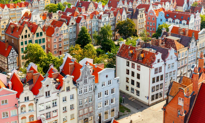 Gdansk in Poland is a popular stop on Baltic cruises