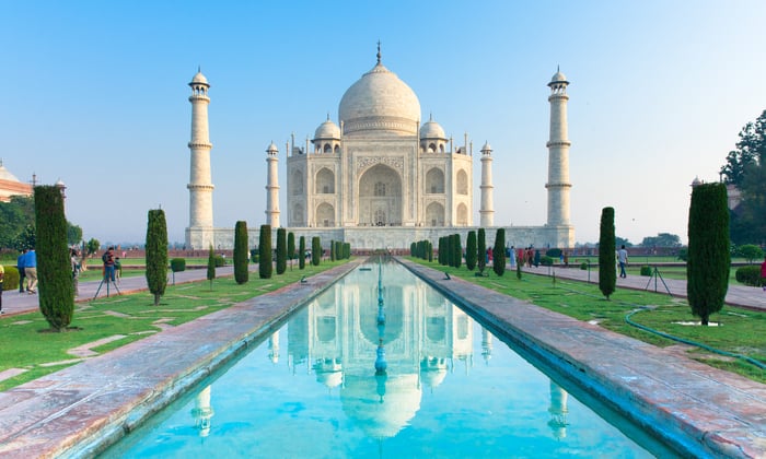 Taj Mahal in Agra, India