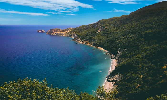 Beach on Skiathos, Greece