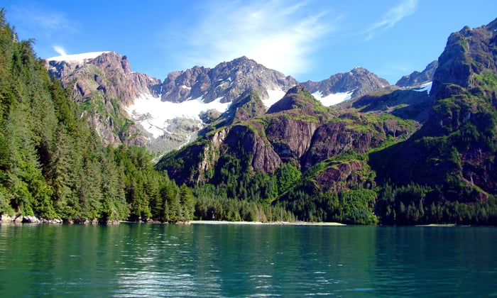 Resurrection Bay in Alaska