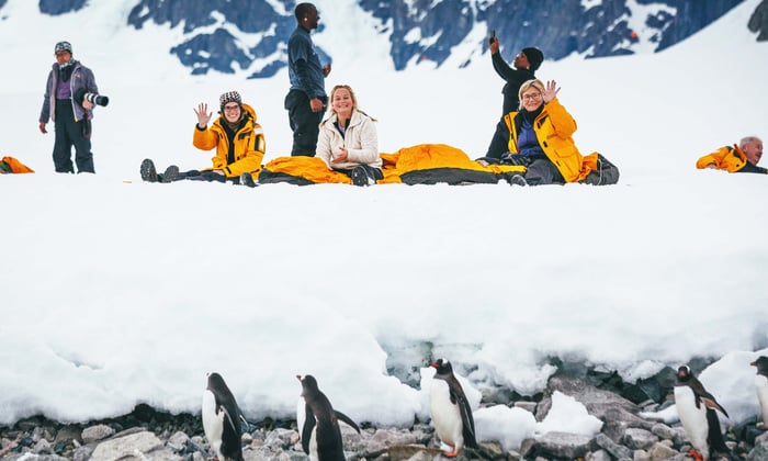 Camping on the ice in Antarctica with Quark Expeditions