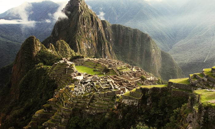 Mist over Machu Picchu, Peru