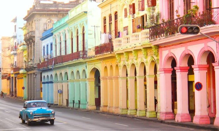 Classic Car in Havana Cuba