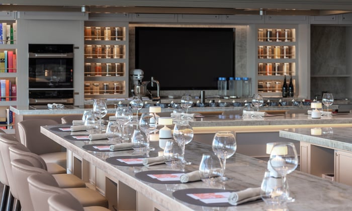 The Chefs Table on Silver Nova is a great way to celebrate on a cruise