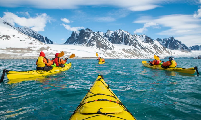 Silversea Expeditions - Kayaking in the Arctic