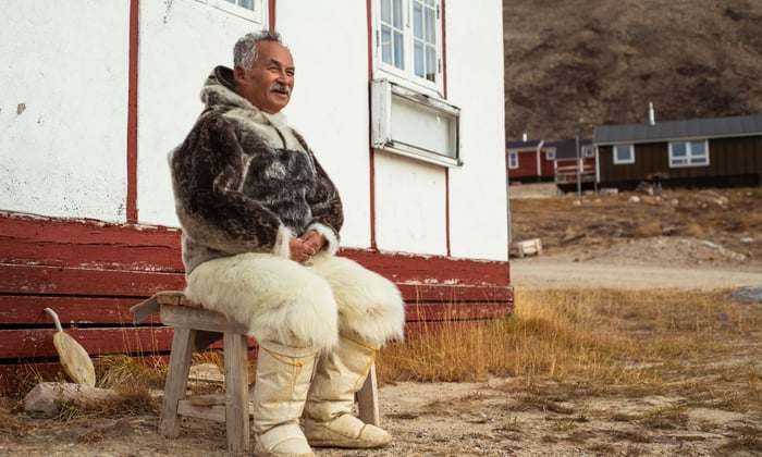 Local man in Qaanaq, Greenland