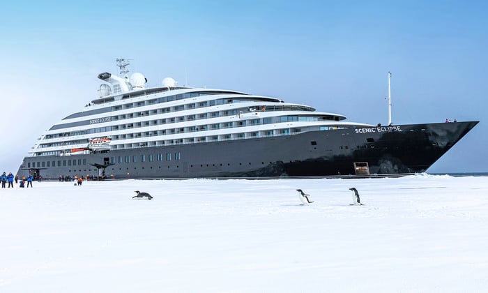 Scenic Eclipse in Antarctica