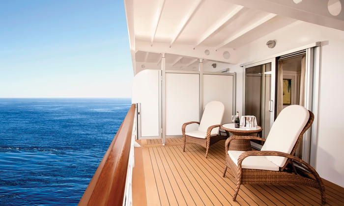 Regent Seven Seas Explorer - Concierge Suite balcony