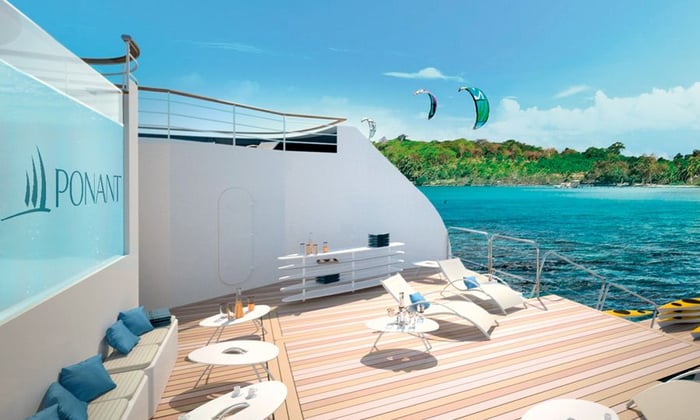 Ponant - Le Champlain & Le Lapérouse - Rear sun deck