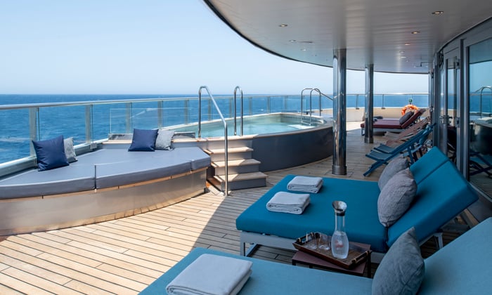 Senses Spa Vitality Pool onboard Scenic Eclipse
