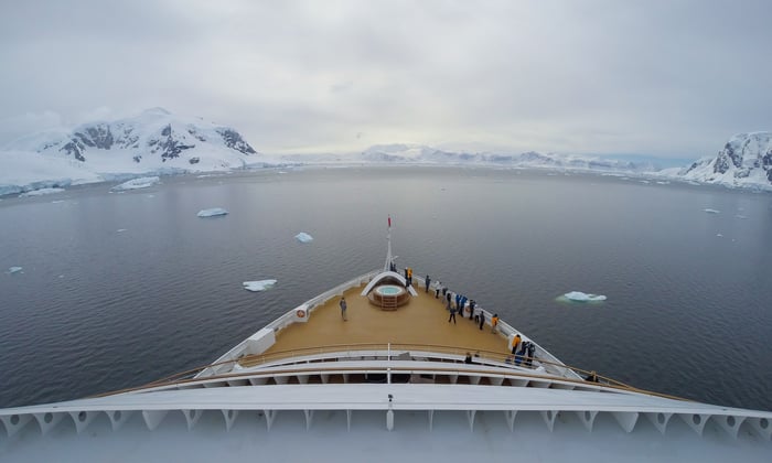 Seabourn Quest in Antarctica