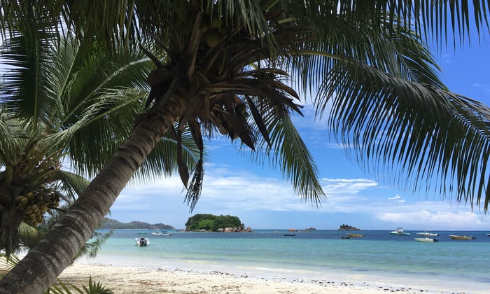 Beach in the Seychelles