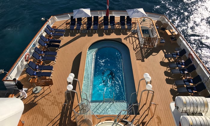 SeaDream II pool deck