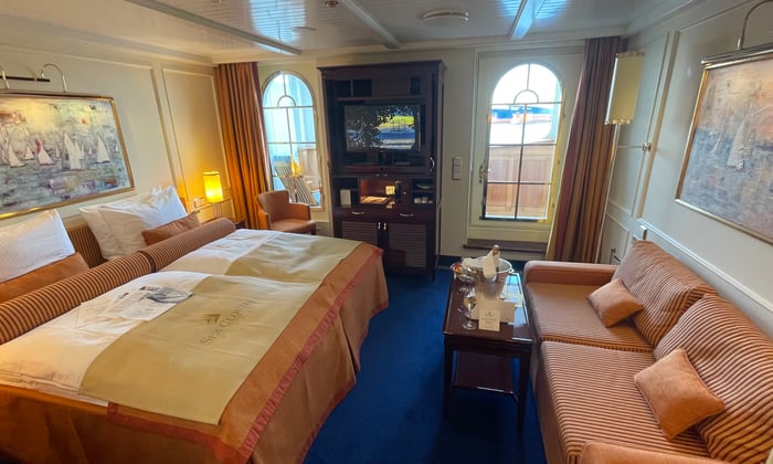 Hayley's Junior Balcony Suite on Sea Cloud Spirit