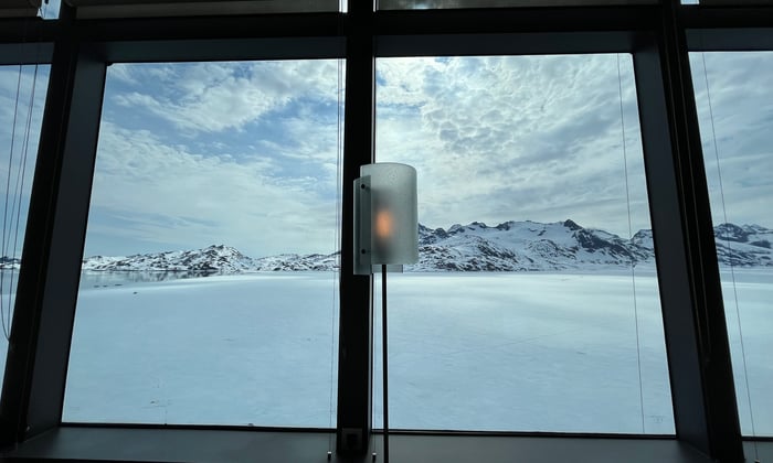 Spa relaxation area on Ponant's Le Commandant Charcot in Greenland
