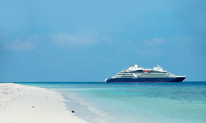 Ponant's Le Lapérouse in the Indian Ocean