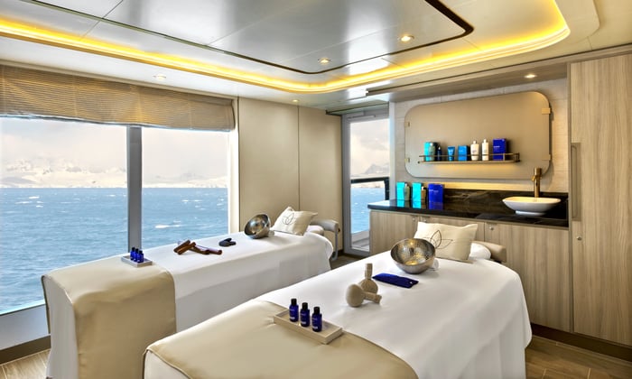 Spa treatment room on Seabourn's Seabourn Venture