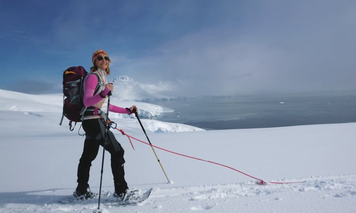 Snowshoeing in Antarctica with AE Expeditions