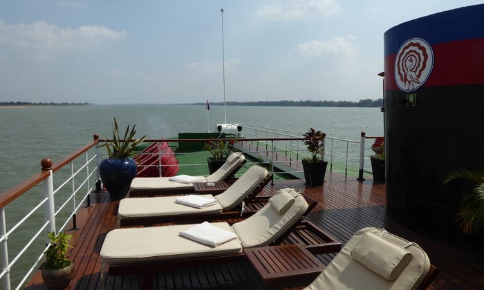 Sundeck on Tonle Pandaw