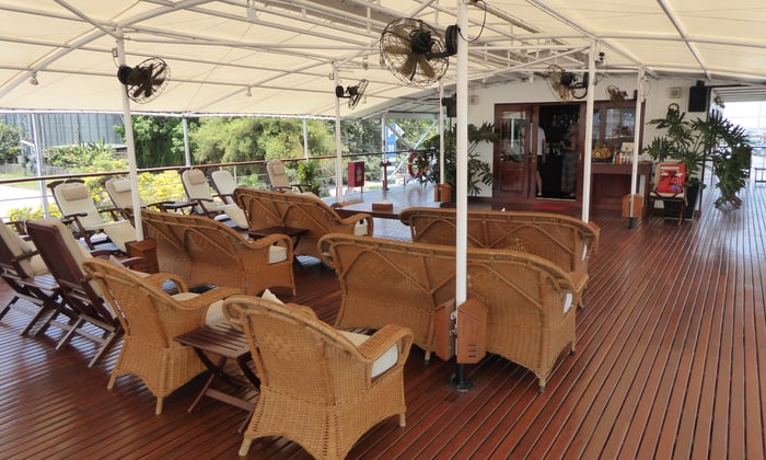 Sundeck on Tonle Pandaw