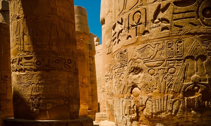 Hieroglyphics, Luxor, Egypt
