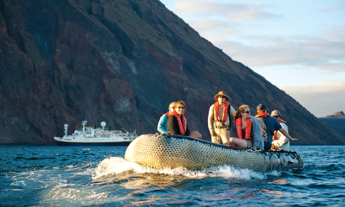 Lindblad Expeditions - Going ashore in the Galapagos