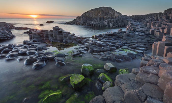 Giant's Causeway in County Antrim, Northern Ireland