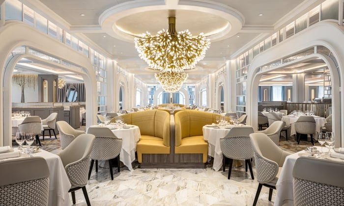 The Grand Dining Room onboard Oceania Cruises Vista