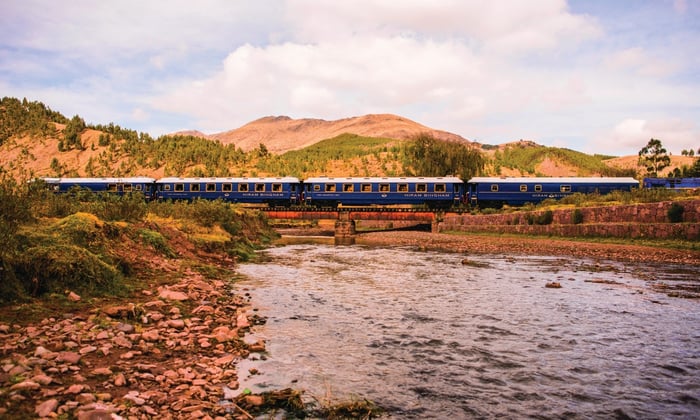 Belmond's Hiram Bingham train in Peru
