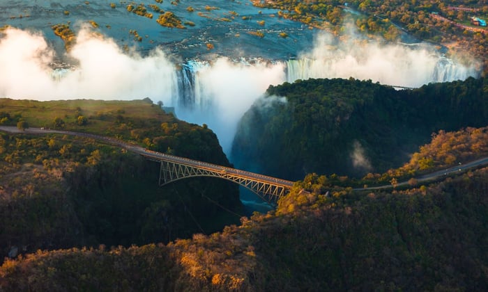 Victoria Falls and the Zambezi river