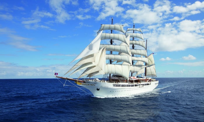 Sea Cloud II at sea