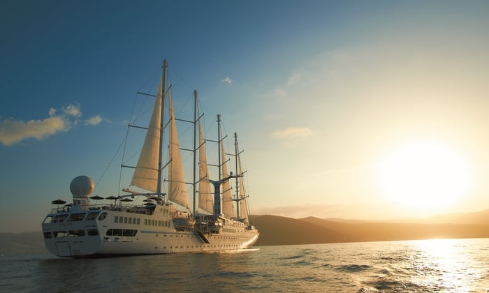Windstar Cruises' Wind Spirit in Bodrum, Turkey