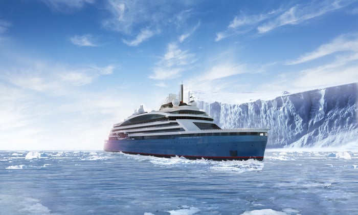 Ponant - Le Commandant Charcot in Antarctica