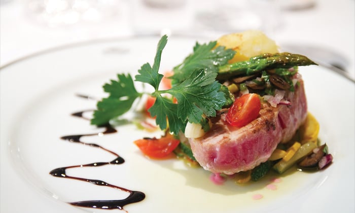 Cuisine on board SeaDream Yacht Club
