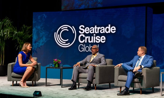Group Panel Discussion at Seatrade Cruise Global 2022 in Miami