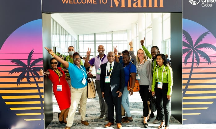 Entrance to the Seatrade Cruise Global in Miami 2022