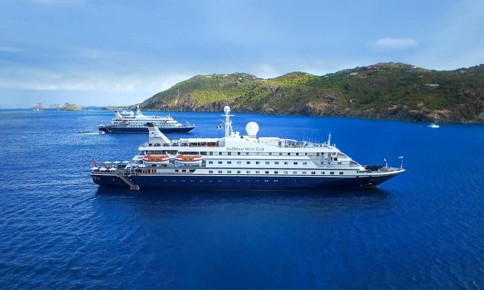 SeaDream I and II at sea