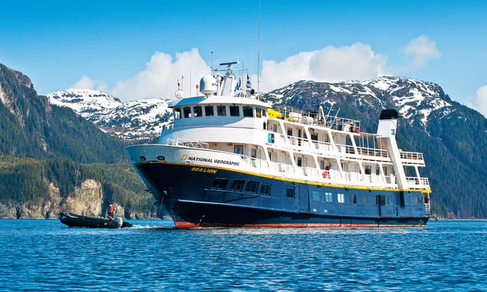 Lindblad Expeditions' National Geographic Sea Lion ship in Alaska