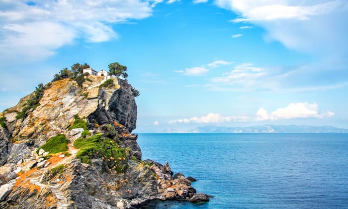 Church of Agios Ioannis Kastri, Skopelos, Greece