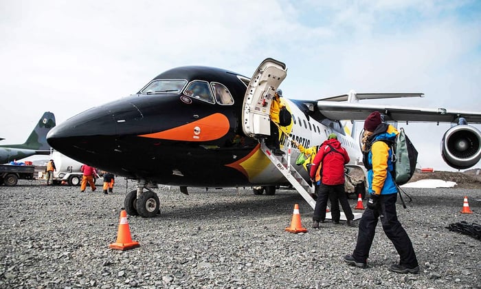 Flying the Drake Passage to Antarctica with Quark Expeditions