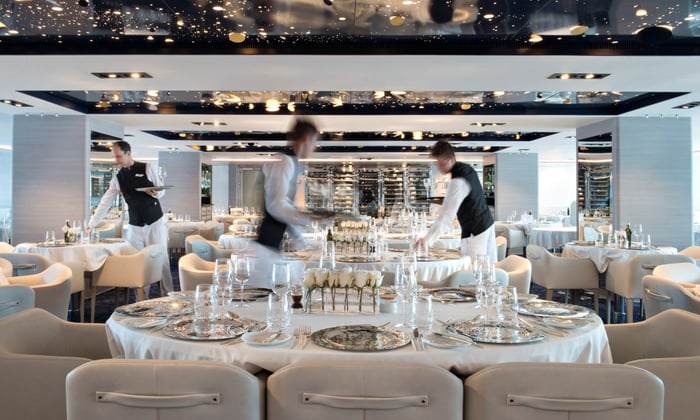 Gastronomic Restaurant Onboard Ponant’s Le Lyrial