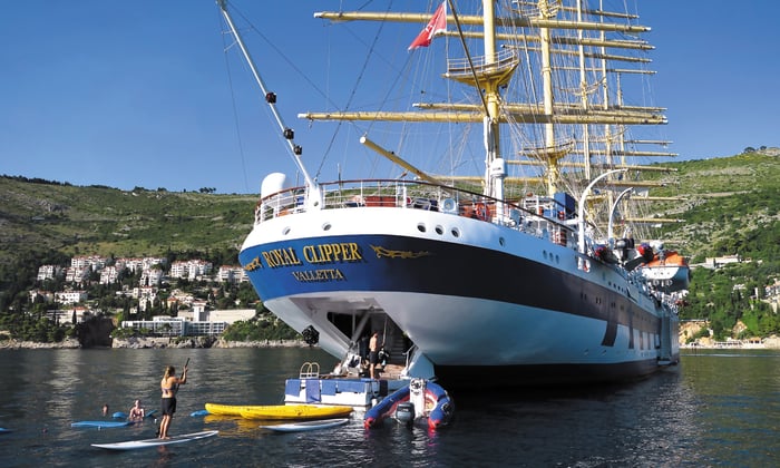 Royal Clipper watersports platform