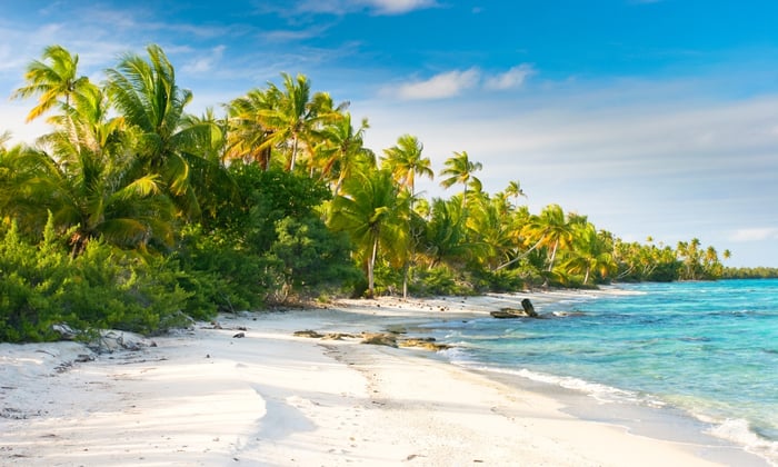 Fakarava in French Polynesia - a port of call on Seabourn's 2027 World Cruise