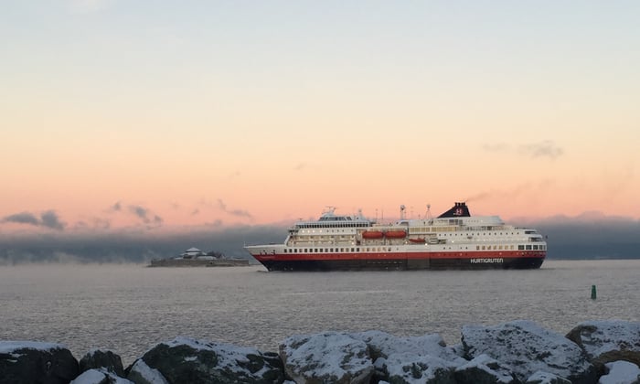 Hurtigruten - MS Finnmarken in Norway