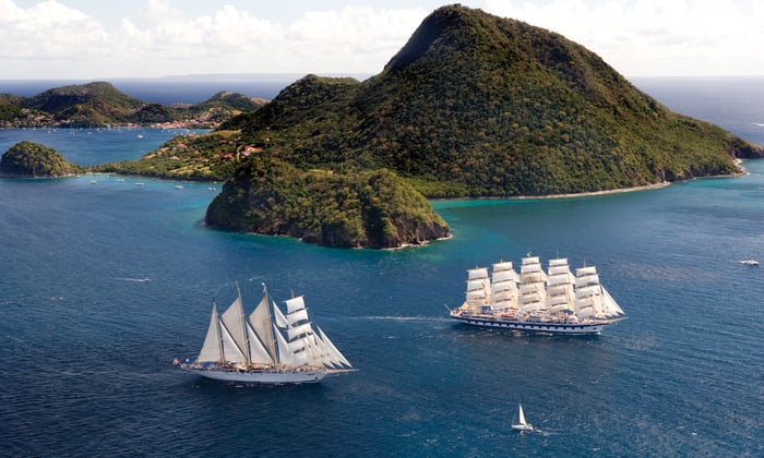 star clippers sailing ships in the caribbean