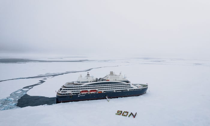 Ponant's Le Commandant Charcot at the North Pole