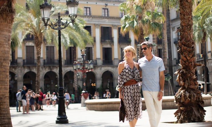 Regent Seven Seas Cruises - Couple in Barcelona