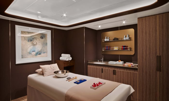 Spa treatment room on Seabourn Encore